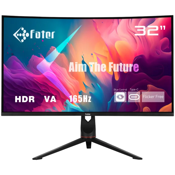مانیتور گیمینگ خمیده 32 اینچ 2K فاطر مدل Fater C32-165B3