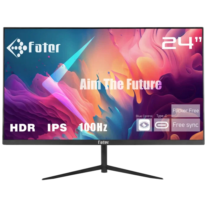 مانیتور اداری 24 اینچ 100 هرتز فاطر مدل Fater F24-180B1