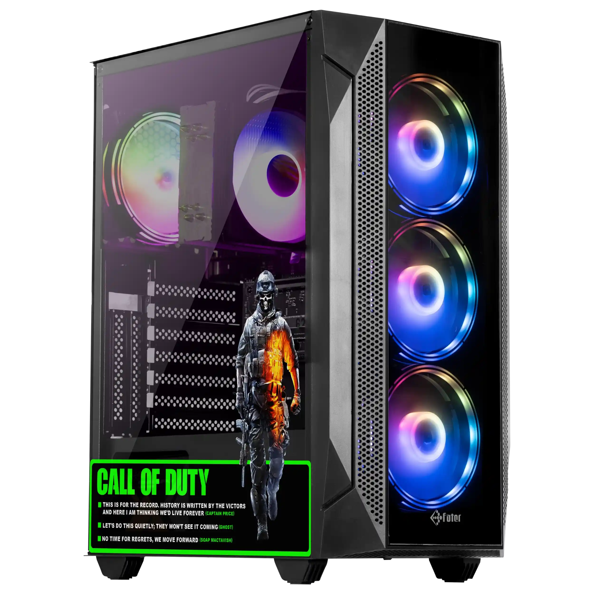 تصویر  کیس گیمینگ Mid Tower فاطر مدل Fater FG-718
